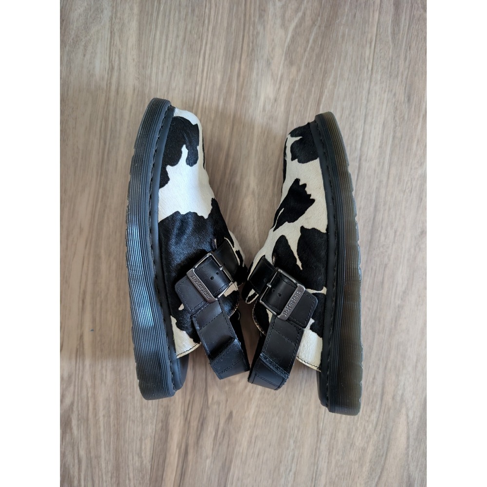 Dr. Martens Jorge II Cow Print Hair-On Leather Slingback Mules Womens 8 US - Picture 10 of 16